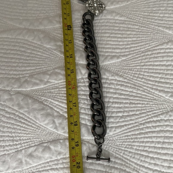 NWOT Lia Sophia chunky Necklace with Pendant - Picture 5 of 8